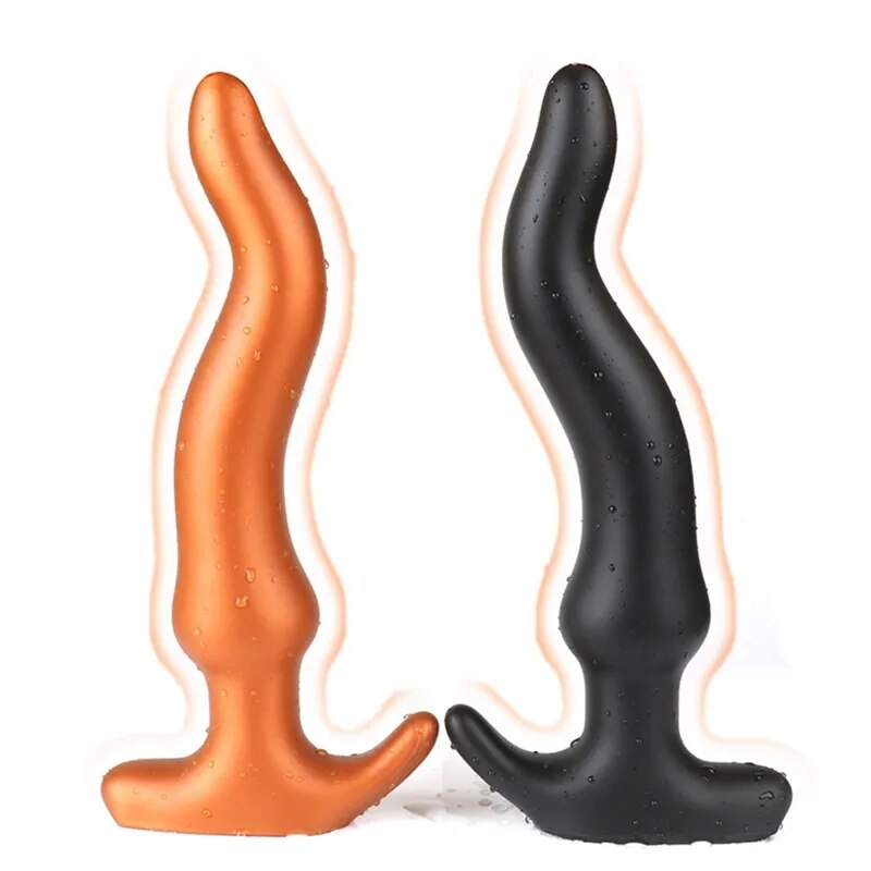 Huge soft silicone butt plug anal dildo prostate massager SM gay anal plug adult set toy anal for men women  anus dilator vagina