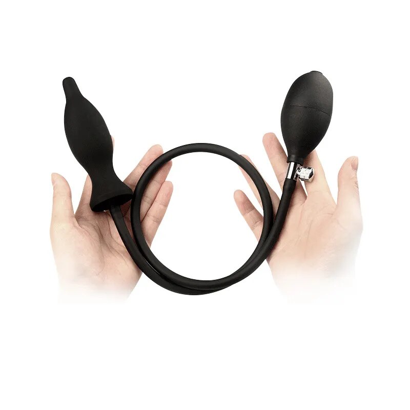 Inflatable Anal Dildo Plug Expandable Butt Plug With Pump Adult Products Silicone Sex Toys for Women Men Anal Dilator Massager