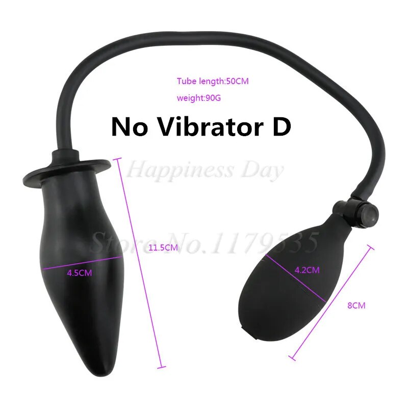 Inflatable Anal Dildo Plug Expandable Butt Plug With Pump Adult Products Silicone Sex Toys for Women Men Anal Dilator Massager