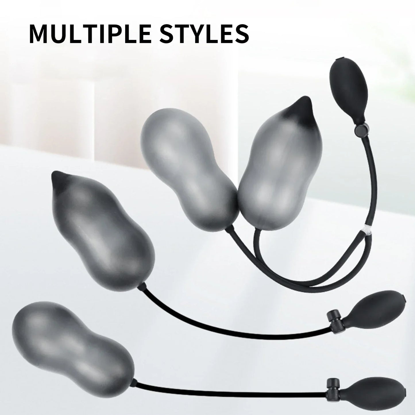 Inflatable Anal Plug Adult Sex Toy Dildo Pump Butt Plug Anal Dilator BDSM Sex Toy for Enjoying Sex Pleasure