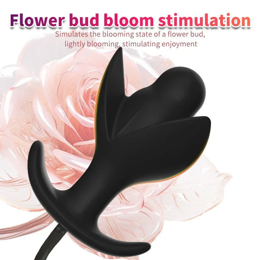 Inflatable Anal Plug Dildo Anal Dilator Pump Inflatable Penis Plug Anal Expandable Sex Toy for Men Prostatic Massage Adult Toy