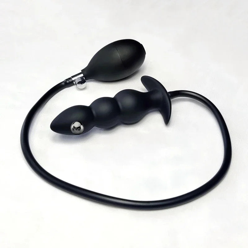 Inflatable Anal Plug Expander Butt Plug Dilator  Penis Dildos G Spot Stimulator Prostate Massager Funny Adult Toys BDSM Sex Toys