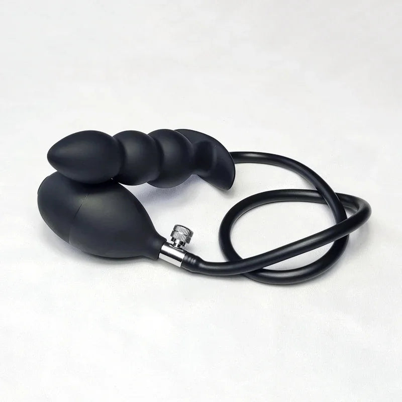 Inflatable Anal Plug Expander Butt Plug Dilator  Penis Dildos G Spot Stimulator Prostate Massager Funny Adult Toys BDSM Sex Toys