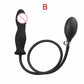 Inflatable Anal Plug Expansion Anal Plug Butt Plug with Pump Dilator Massager Adult Products Silicone Sex Toys for Women Men