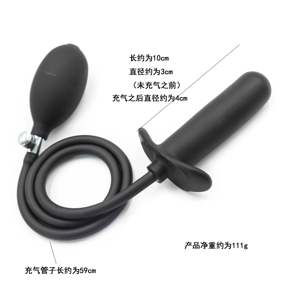 Inflatable Anal expander plug Silicone Large Inflatable Air Bag Sex Toy Adult Backyard Massage No Vibrator for couples