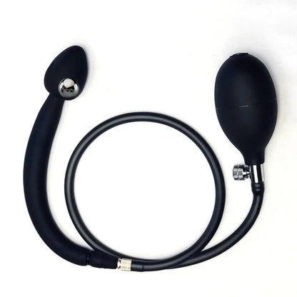 Inflatable Butt Anal Plug Dilator with Puppy Tail Anal Sex Toys for Man and Women Couple Anal Vagina Expander