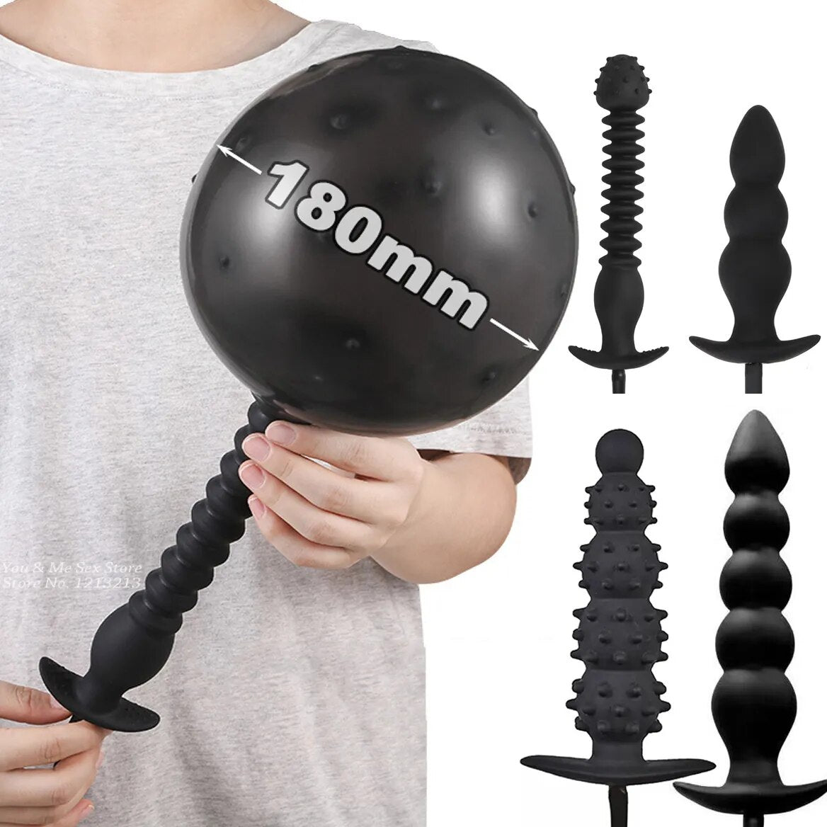 Inflatable Expansion Super Big Anal Dildo Pump Silicone Huge Butt Plug –  GXLOCK Store