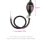 Inflatable Penis Gag Open Strap On Mouth Gag Oral Dildo Plug BDSM Bondage Fetish Slave Restraints Adult Sex Toy For Couple Flirt