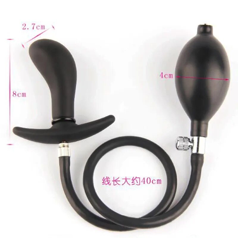 Inflatable Penis Gag Open Strap On Mouth Gag Oral Dildo Plug BDSM Bondage Fetish Slave Restraints Adult Sex Toy For Couple Flirt