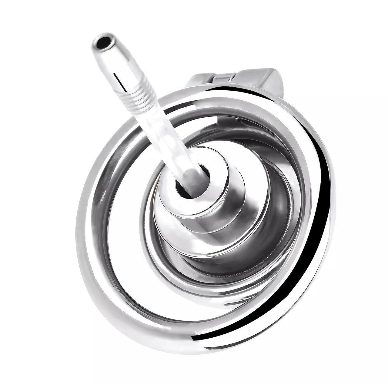 Inverted Urethral Chastity Cage Device요도 스트레칭withSkin Color Dildo Head for Couple콕링BDSM Play Sissy Penis Rings Intimate Products