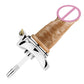 Inverted Urethral Chastity Cage Device요도 스트레칭withSkin Color Dildo Head for Couple콕링BDSM Play Sissy Penis Rings Intimate Products