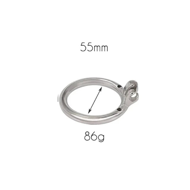 Inverted Urethral Chastity Cage Device요도 스트레칭withSkin Color Dildo Head for Couple콕링BDSM Play Sissy Penis Rings Intimate Products