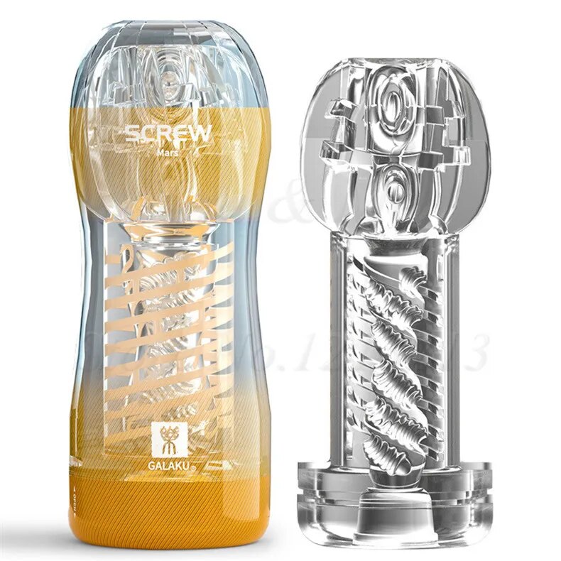 Japan Male Masturbator Cup Soft Pussy Sex Toy Transparent Vagina Adult Endurance Exercise Sex Products Vacuum Pocket Cup for Men