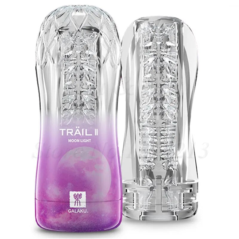 Japan Male Masturbator Cup Soft Pussy Sex Toy Transparent Vagina Adult Endurance Exercise Sex Products Vacuum Pocket Cup for Men