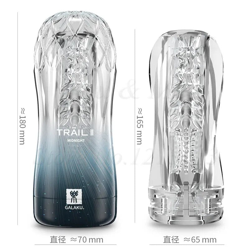 Japan Male Masturbator Cup Soft Pussy Sex Toy Transparent Vagina Adult Endurance Exercise Sex Products Vacuum Pocket Cup for Men