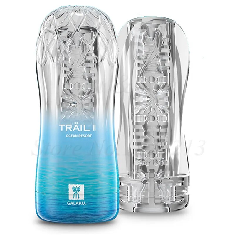 Japan Male Masturbator Cup Soft Pussy Sex Toy Transparent Vagina Adult Endurance Exercise Sex Products Vacuum Pocket Cup for Men
