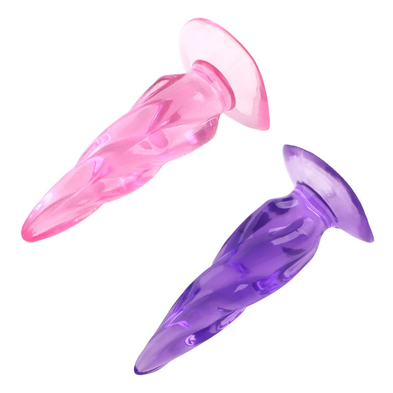 Jelly Color Butt Plug Silicone Anal Plug Sex Toys for Men Women Adult Products Anus Toys No Vibrator Prostate Massager Anal Toys