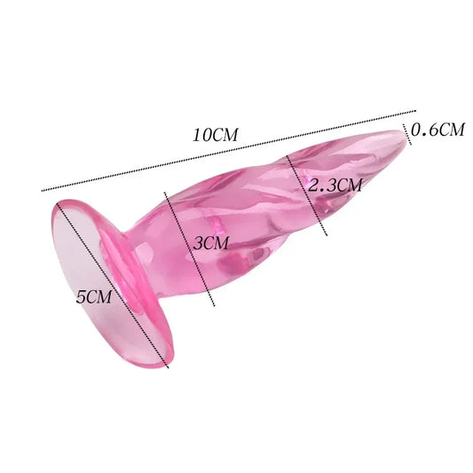 Jelly Color Butt Plug Silicone Anal Plug Sex Toys for Men Women Adult Products Anus Toys No Vibrator Prostate Massager Anal Toys