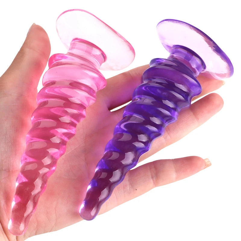 Jelly Color Butt Plug Silicone Anal Plug Sex Toys for Men Women Adult Products Anus Toys No Vibrator Prostate Massager Anal Toys