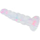 Jelly Dildo with Suction Cup for Hands-Free Play Luminous Twist Anal Dildo Silicone Anal Plug Butt Plug Adult Sex Toy for Women