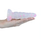 Jelly Dildo with Suction Cup for Hands-Free Play Luminous Twist Anal Dildo Silicone Anal Plug Butt Plug Adult Sex Toy for Women