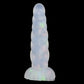 Jelly Dildo with Suction Cup for Hands-Free Play Luminous Twist Anal Dildo Silicone Anal Plug Butt Plug Adult Sex Toy for Women