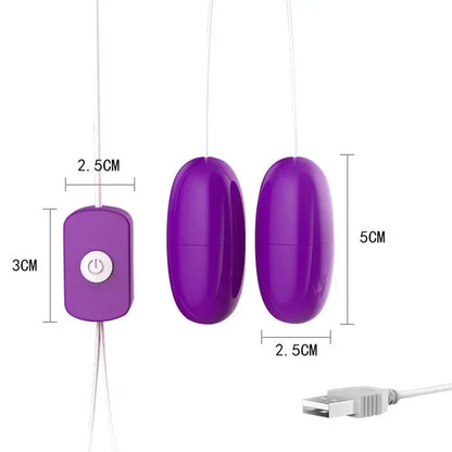 Jump Egg Sex Set Tongue Oral Licking Vibrator USB Vibrating Egg G-spot Vagina Massage Clitoris Stimulator Sex Toys Intimate Toys