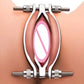 Labia Spreader Strap with Clamp Clip Onto Clitoris Spread Pussy Open Vagina Stimulator BDSM Bondage Nipple Sucker Sex Toys Slave