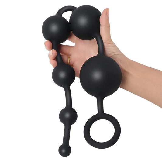 Large Anal Beads Balls Silicone Butt Plug Sex Products For Adults Erotic Toys For Woman Gay Men Anus Dilator Prostate Massager
