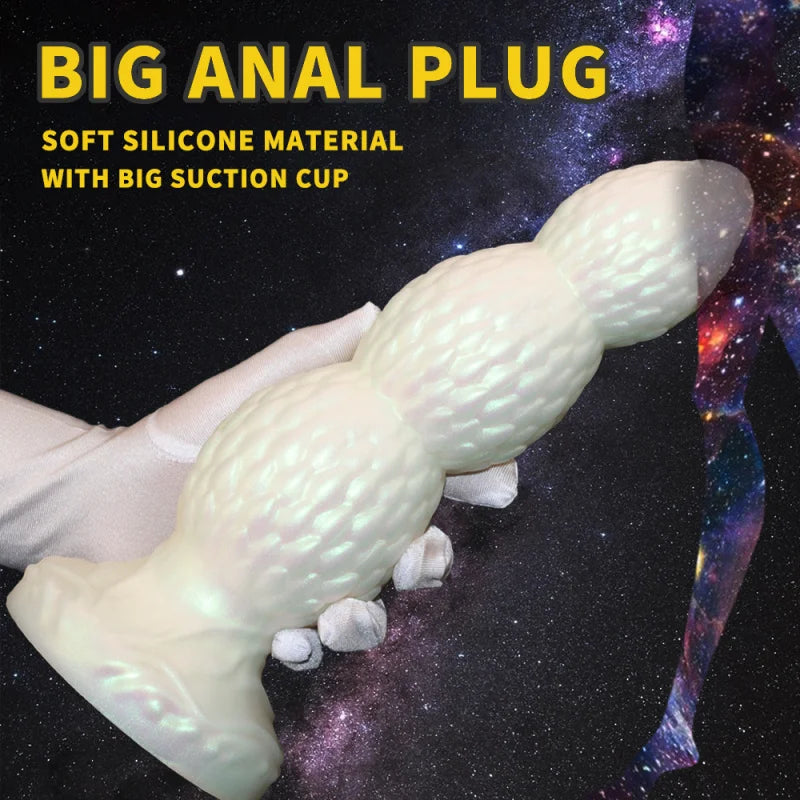 Large Anal Plug Butt Plug Sex Toys For Men Women Long Anal Dildo With Suction Cup Huge Dilator Anal Beads Erotic Adult Analplug