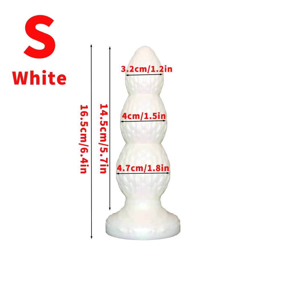 Large Anal Plug Butt Plug Sex Toys For Men Women Long Anal Dildo With Suction Cup Huge Dilator Anal Beads Erotic Adult Analplug