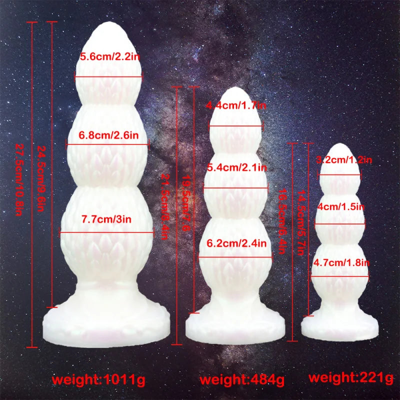 Large Anal Plug Butt Plug Sex Toys For Men Women Long Anal Dildo With Suction Cup Huge Dilator Anal Beads Erotic Adult Analplug