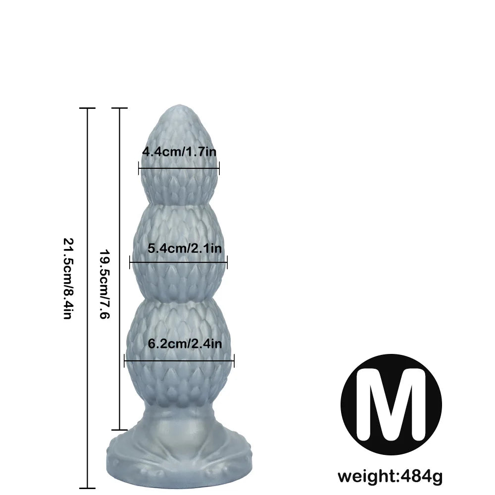 Large Anal Plug Butt Plug Sex Toys For Men Women Long Anal Dildo With Suction Cup Huge Dilator Anal Beads Erotic Adult Analplug