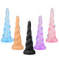 Large Anal Toy Silicone Soft Butt Plug Expander Stimulator Prostate Sex Toy For Men Unicorn Spiral Fantasy Animal Dildo