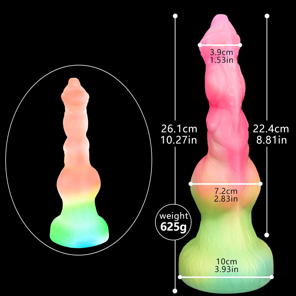 Large Animal Dildo Strong Sucker Dog Penis Dildo Liquid Silicone Simulation Anal Dildo Female Masturbation Big Realistic Dick