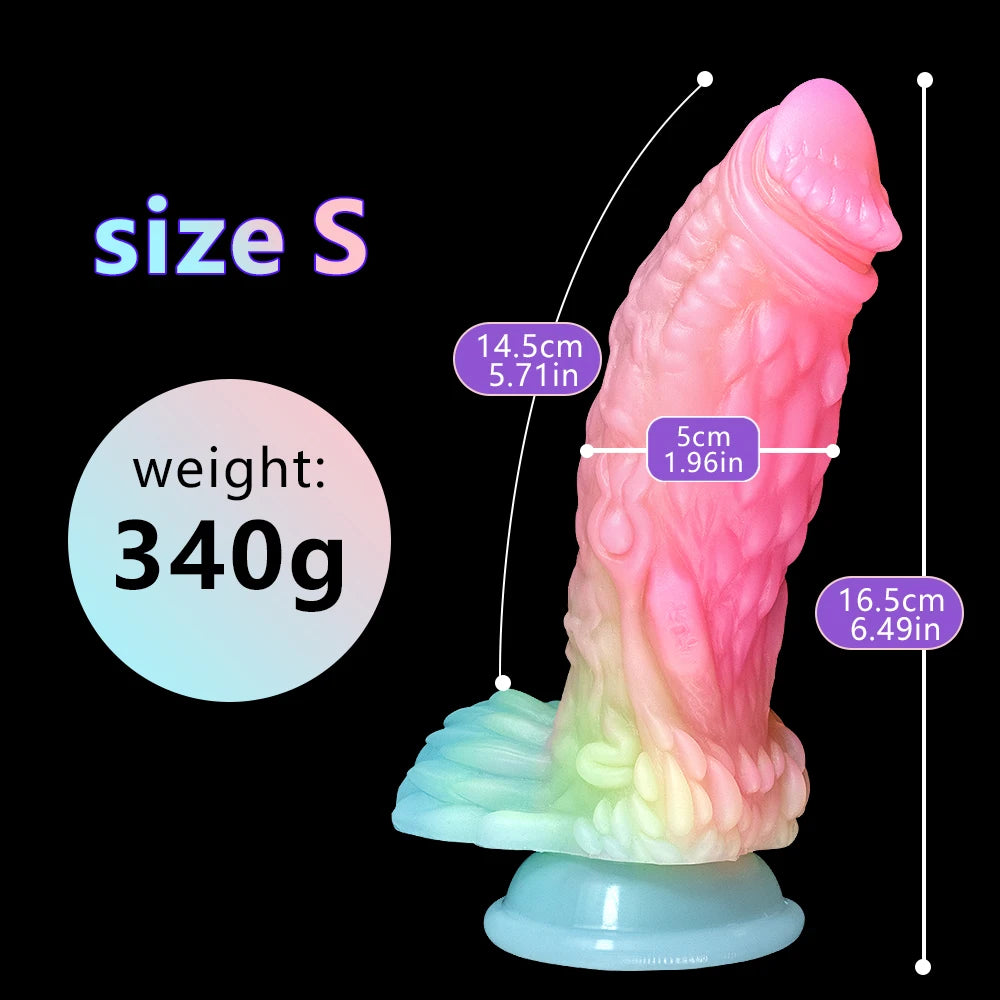 Large Animal Dildo Strong Sucker Dog Penis Dildo Liquid Silicone Simulation Anal Dildo Female Masturbation Big Realistic Dick