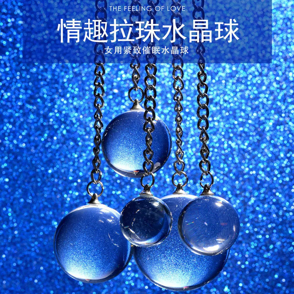 Large Crystal Butt Plug Vagina Ball Big Pyrex Glass Anal Dildo Bead Adult Sex Toys for Women Men Gay Masturbator Anal Toys