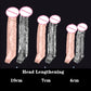 Large Penis Extension Sleeve Reusable Soft and Stretchable Delayed Ejaculation Condoms Male Dildo Extender Male Sex Toys