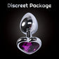 Large Size Metal Anal Plug Heart Crystal Bottom Diamond Prostate Massage Butt Adult Toys Anal Plugs Sex Toys for Woman Men