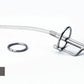 Large size Stainless steel silicone urethral sound catheter penis tube sex toy A613