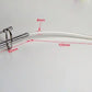 Large size Stainless steel silicone urethral sound catheter penis tube sex toy A613