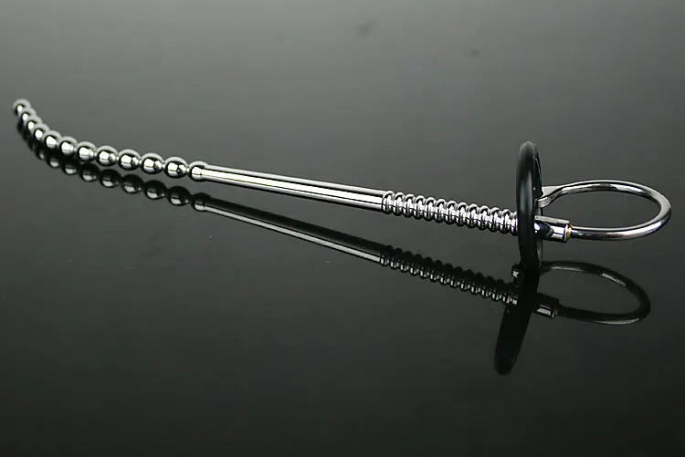 Large size medical Stainless steel penis plug urethral dilator beads cock probe sex toys A601