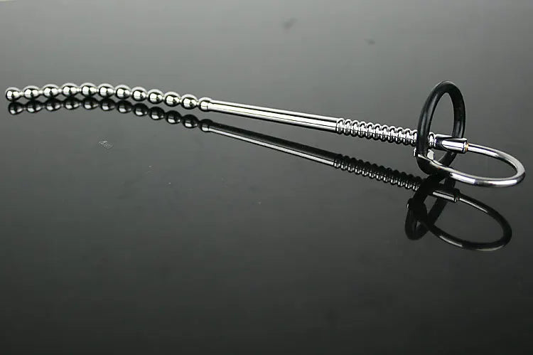 Large size medical Stainless steel penis plug urethral dilator beads cock probe sex toys A601