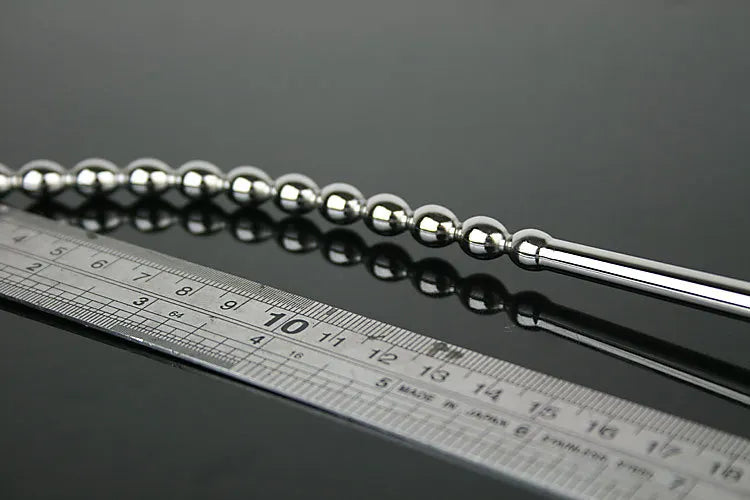 Large size medical Stainless steel penis plug urethral dilator beads cock probe sex toys A601