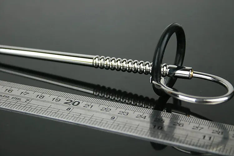 Large size medical Stainless steel penis plug urethral dilator beads cock probe sex toys A601