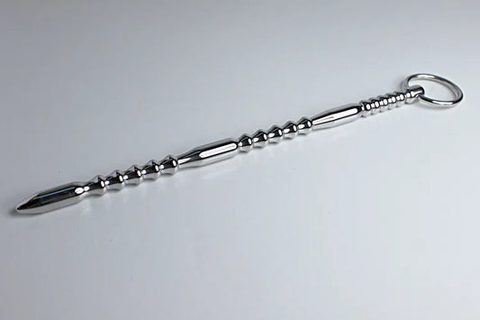 Large size medical stainless steel vibrating penis plug urethral dilation toca masculina dilataciones A636