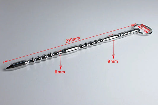 Large size medical stainless steel vibrating penis plug urethral dilation toca masculina dilataciones A636
