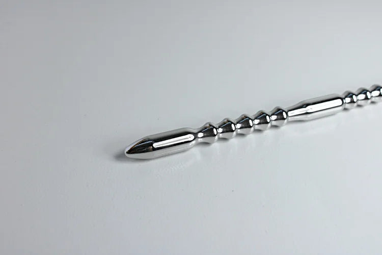 Large size medical stainless steel vibrating penis plug urethral dilation toca masculina dilataciones A636