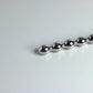 Large size stainless steel urethral beads plug penis dilator cock probe insert sex toys A632