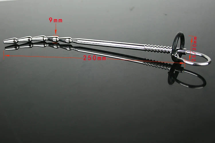 Large size stainless steel urethral plug penis probe sex toy A602
